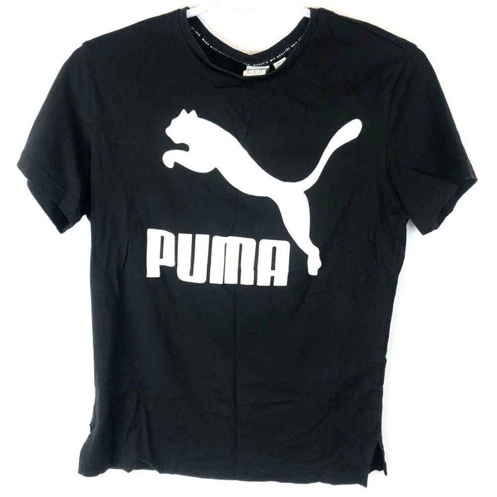 Puma Women’s Classic Black Logo Tee Size XS
